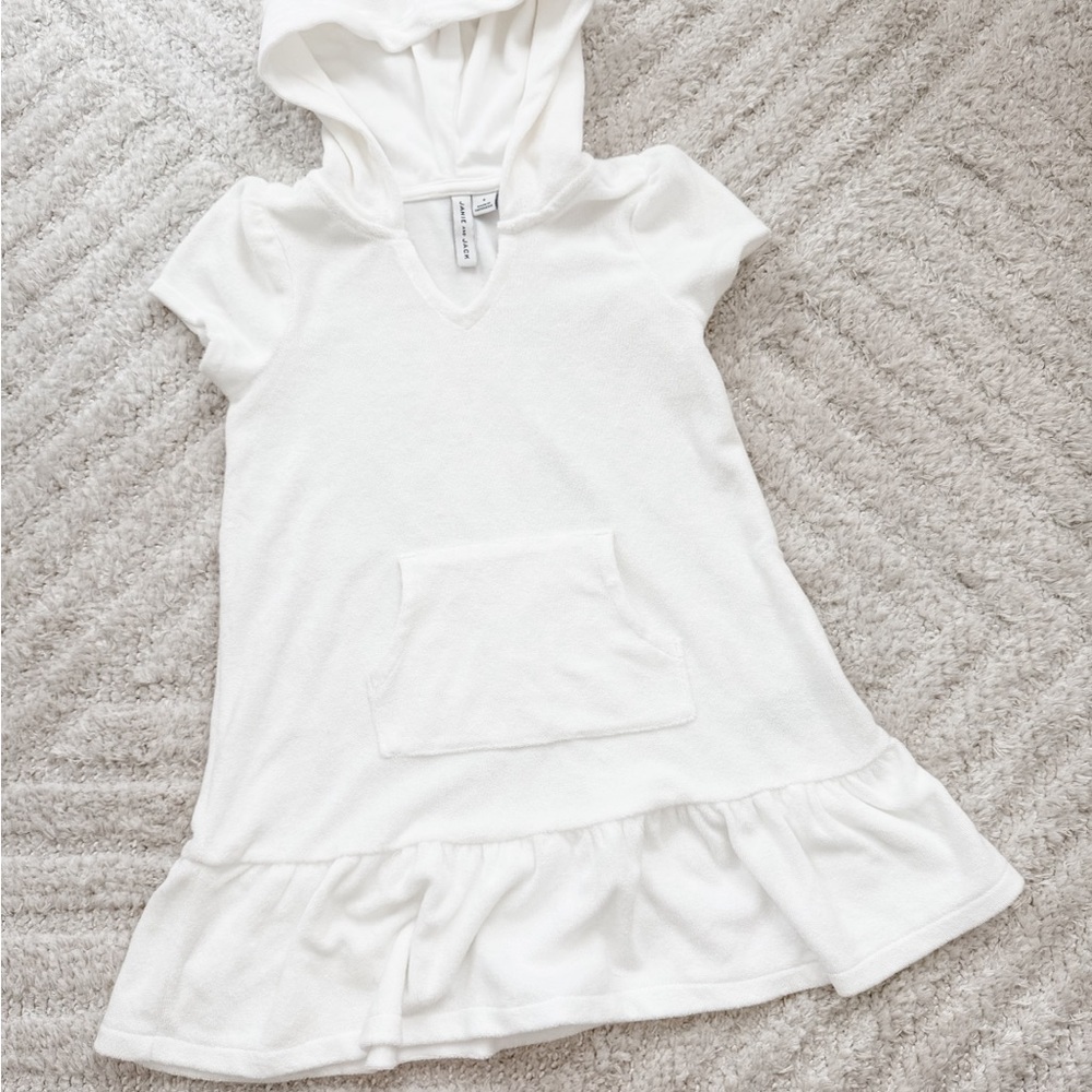 NWOT - Janie & Jack Toddler Girl’s Terrycloth Swimsuit Cover Up - Size 4